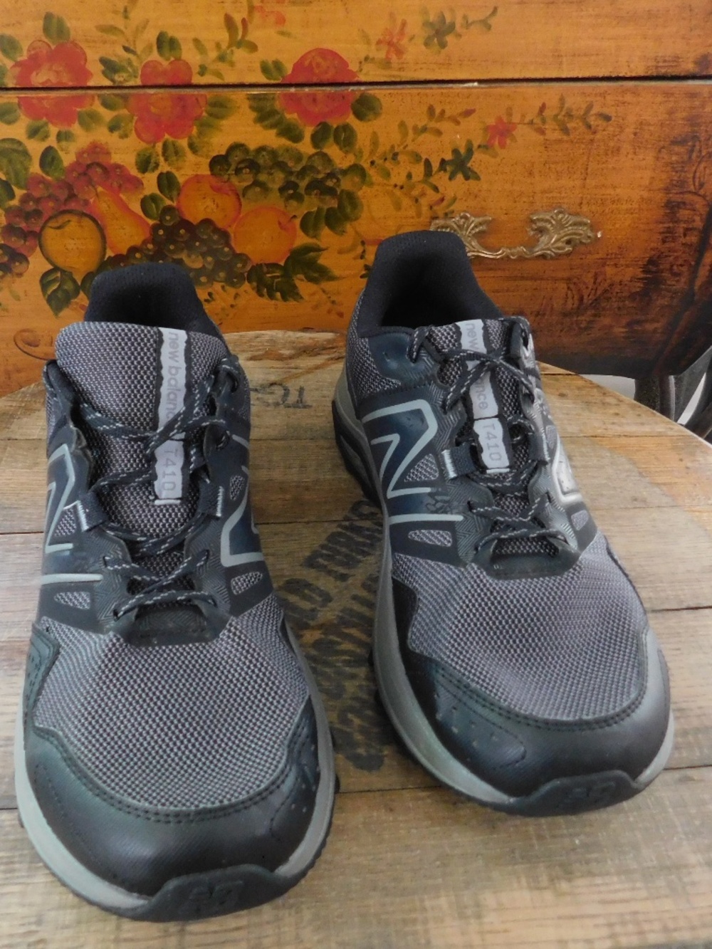 New Balance Mens T 410 Black/Gray Size 11 D